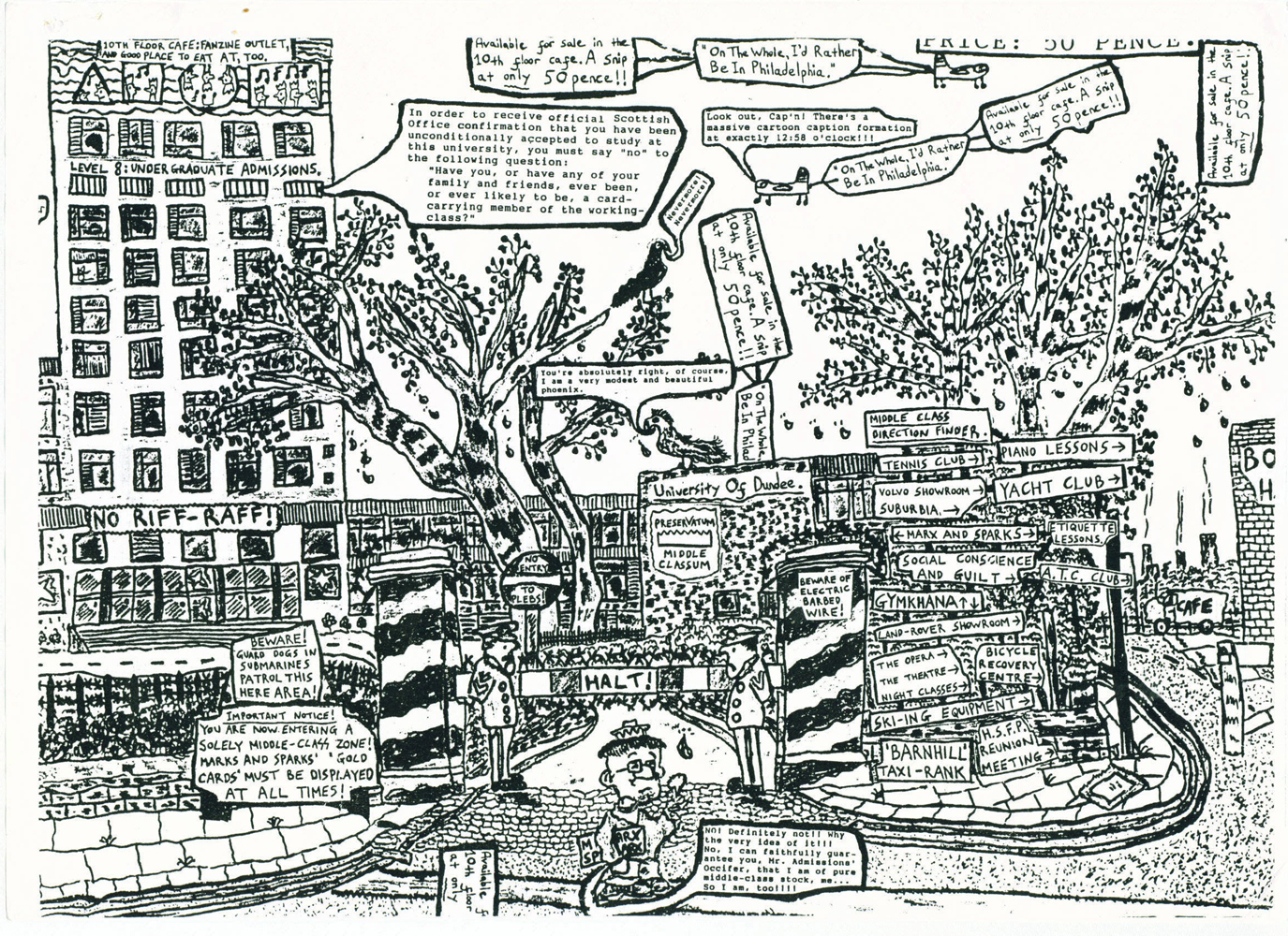 Student Grant Fanzine Cover - Page One