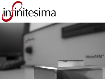 The VideoAFMT is the first scanning probe microscope that is capable of delivering real-time images at video frame rates. With imaging rates of up to 1000 times faster than conventional AFMs, the VideoAFMT allows users to view and interact with numerous types of molecular processes in real time.